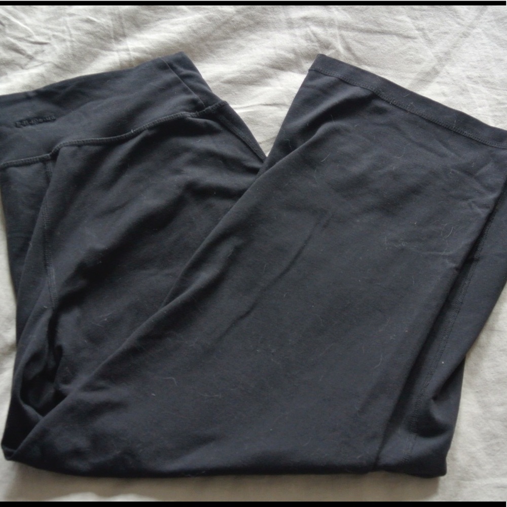Patagonia Casual Yoga Sport Crop Pants Wide Black